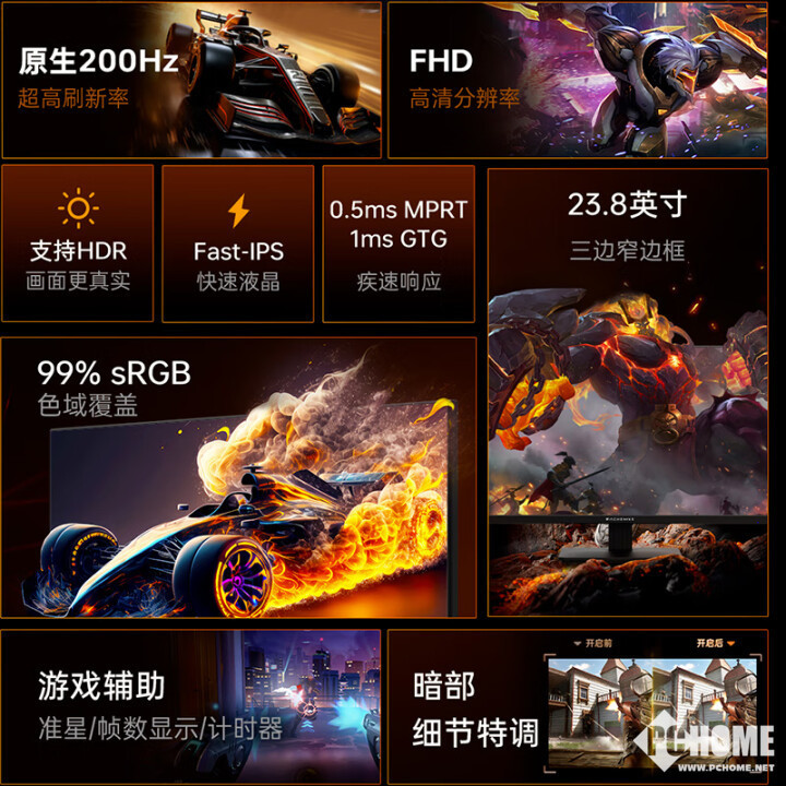 机械师推MJF24威斯尼斯登录F200电竞显示器 200Hz高刷国补466元(图2)